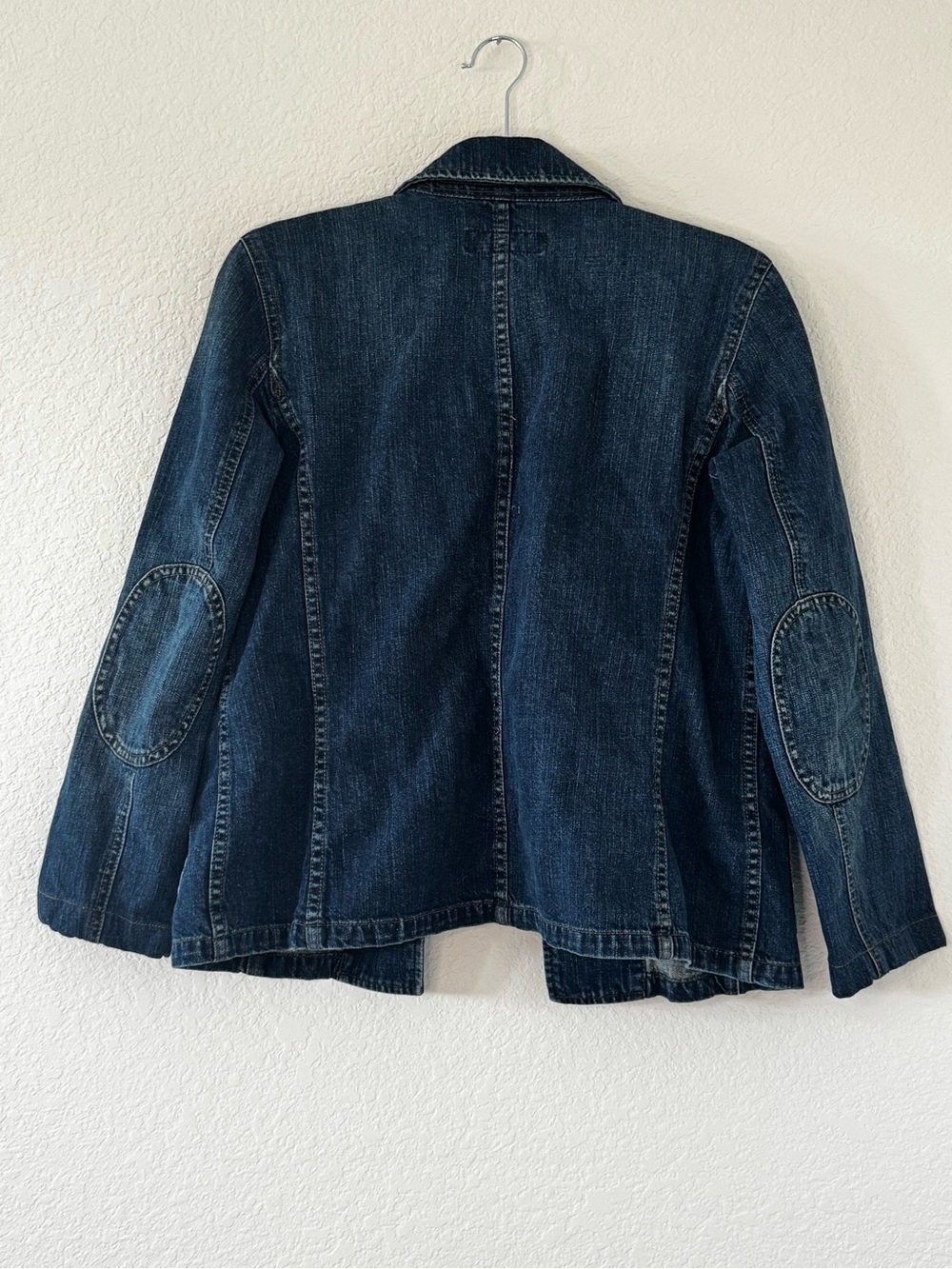 LRL Lauren Jeans Co by Ralph Lauren Dark Indigo Denim Blazer Jacket - Picture 6 of 9